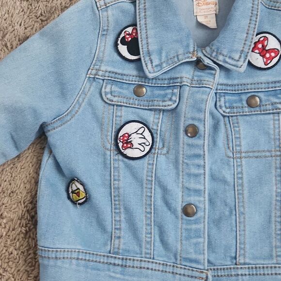 Disney By Tutu Couture Minnie Mouse Denim Jacket - Picture 2 of 5